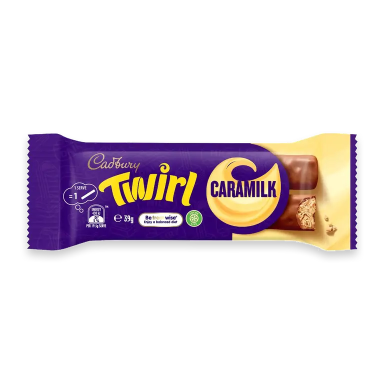 Twirl Caramilk Milk Chocolate Bar