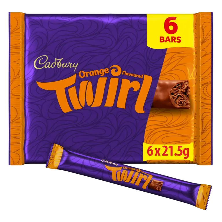 Twirl Chocolate Orange Bar Multipack 3 x 43g