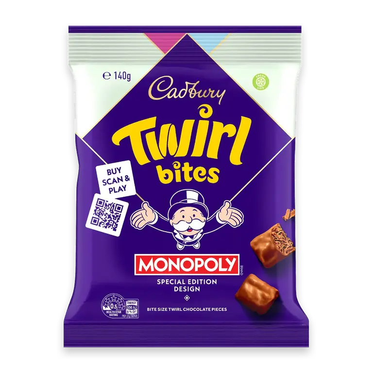Twirl Milk Chocolate Bites Snack & Share Bag