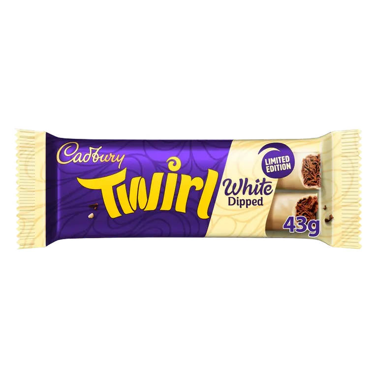 Twirl White Dipped Chocolate Bar 43g