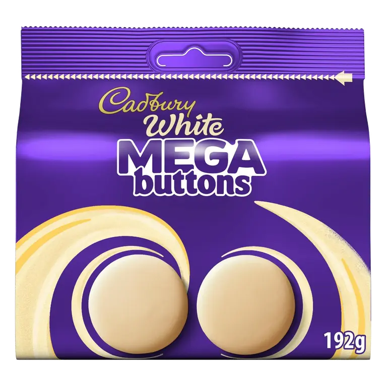 White Chocolate Mega Buttons Pouch 192g