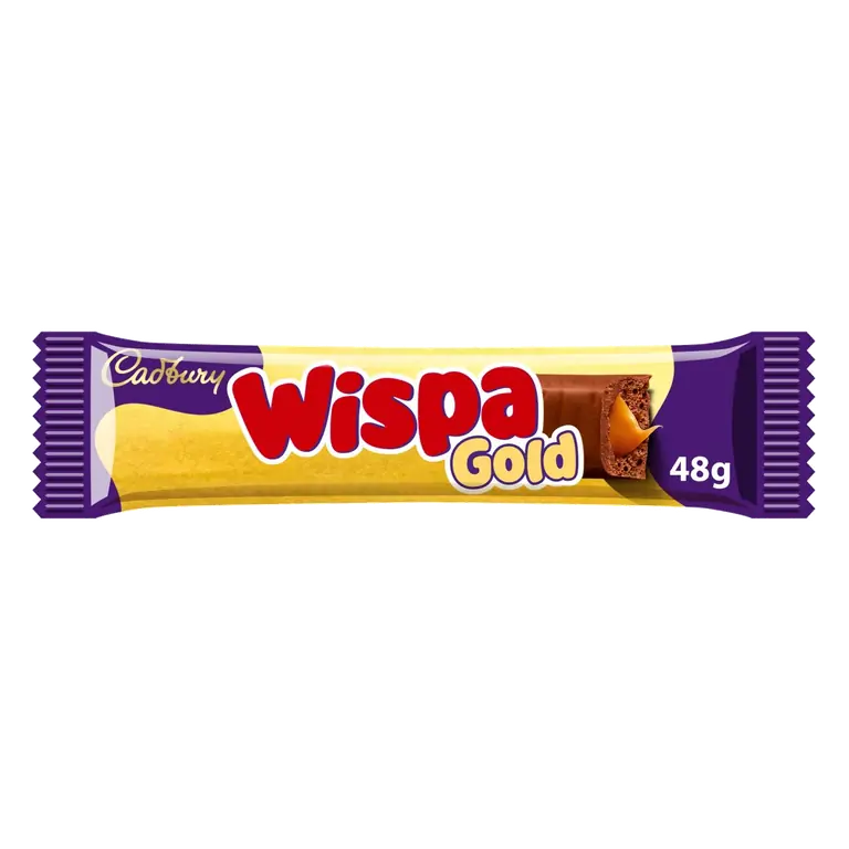 Wispa Gold Chocolate & Caramel Bar Single