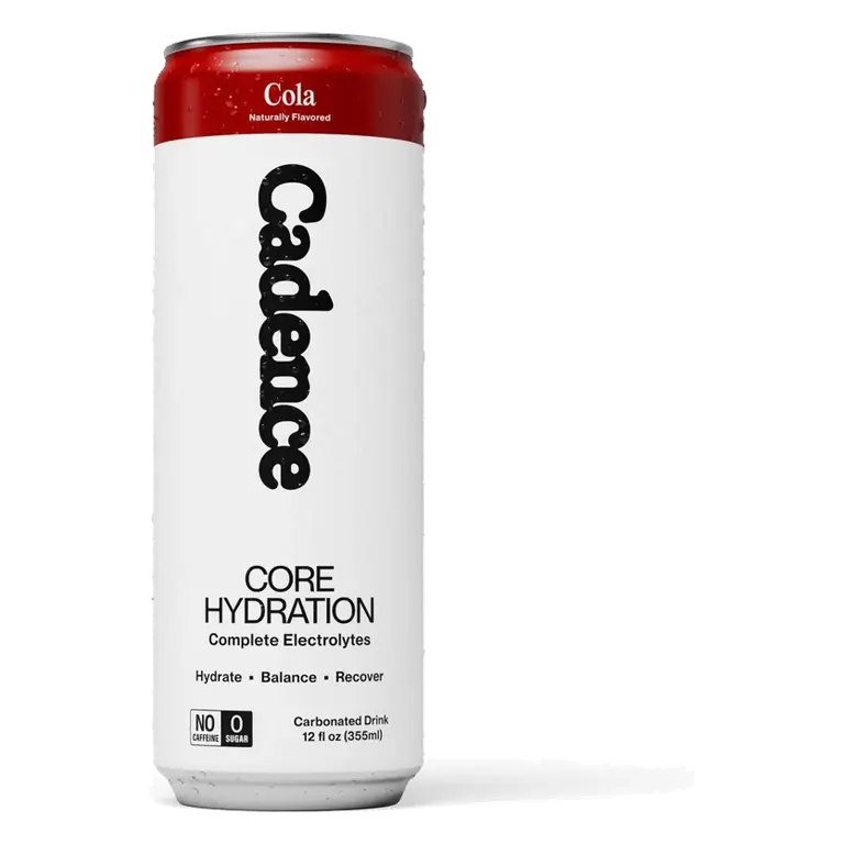 Cadence Performance Hydration Cola Soda, 12 fl oz: Sugar Free, Non-Caffeinated