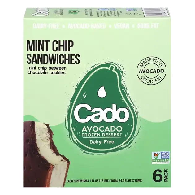 Dairy-Free Mint Chip Sandwiches