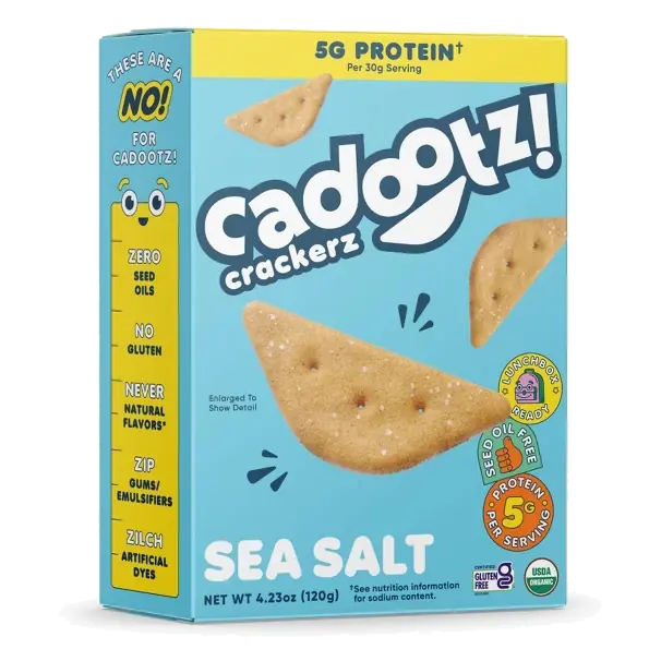 cadootz Sea Salt Crackers, 4.23oz