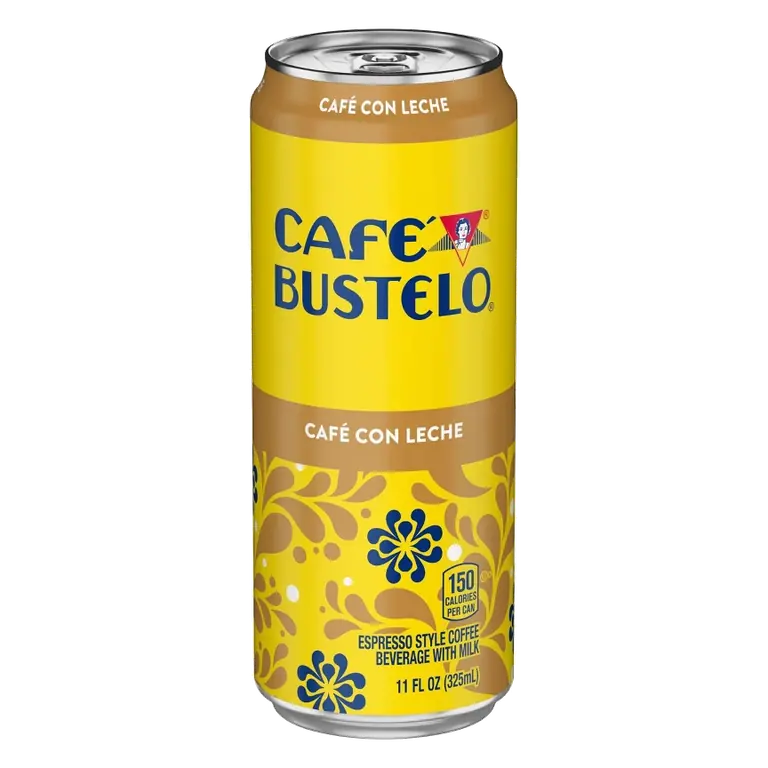 Cafe Bustelo Cafe Con Leche Espresso Style Beverage with Milk, 11 fl oz