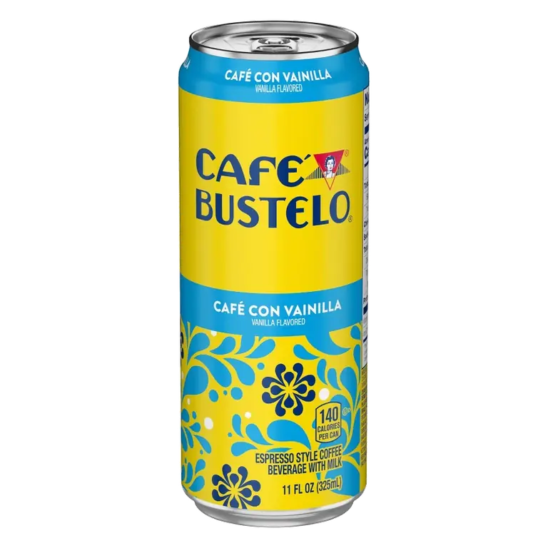 Cafe Bustelo Cafe Con Vainilla Espresso Style Beverage with Milk, 11 fl oz