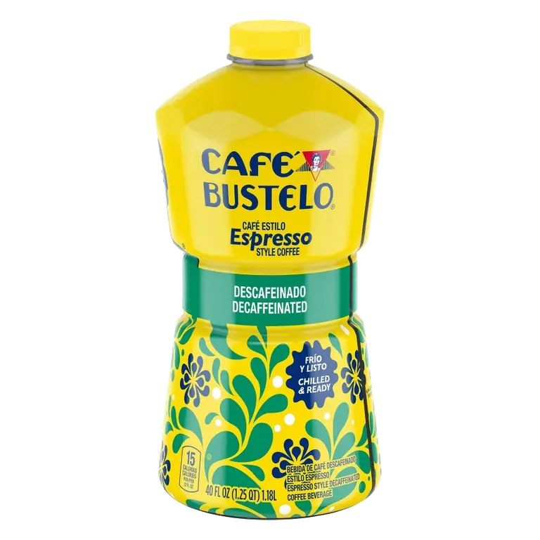 Cafe Bustelo Decaf Iced Cold Brew Coffee - Decaffeinated - 40 fl oz
