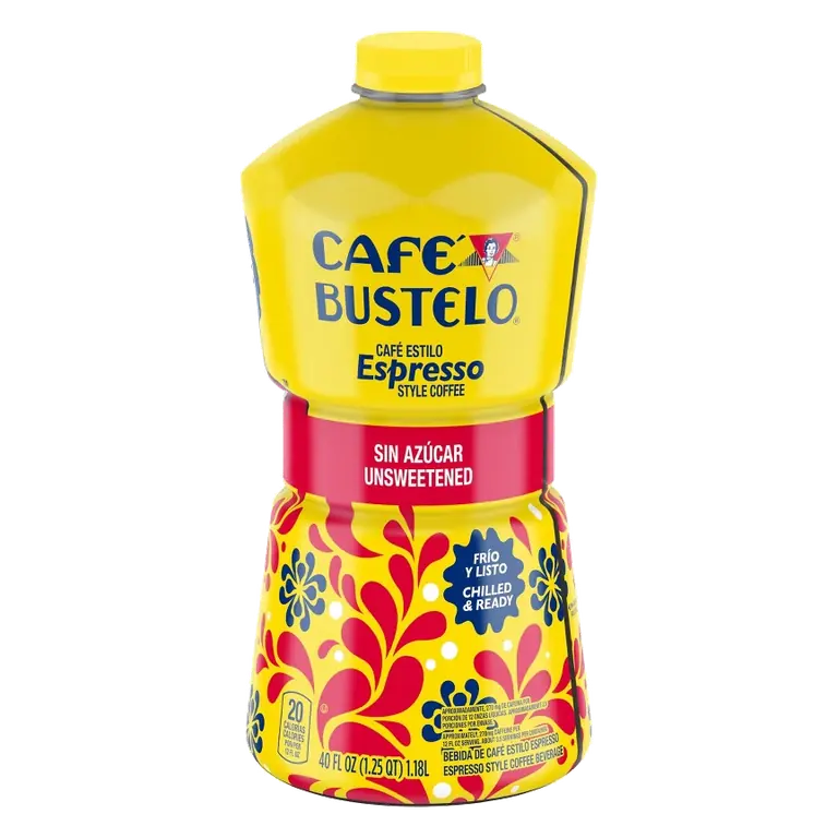 Café Bustelo Unsweetened Espresso-Style Iced Coffee, 40 fl oz
