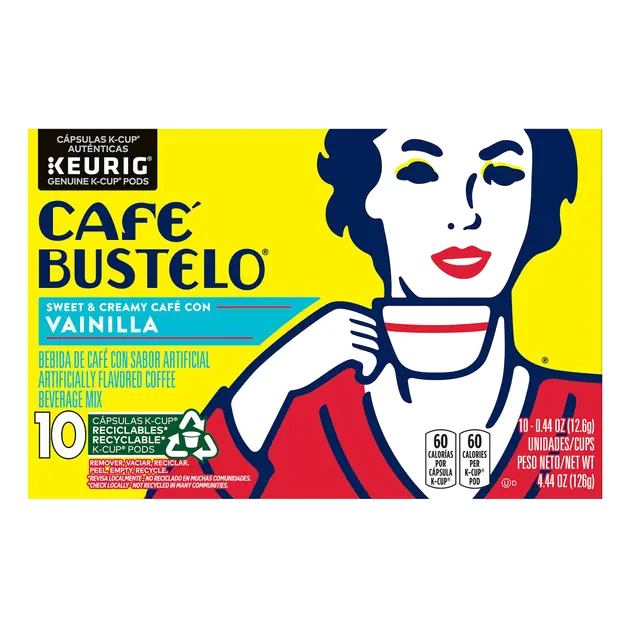 Vainilla Sweet & Creamy Cafe Con Beverage Mix K-Cup Pods