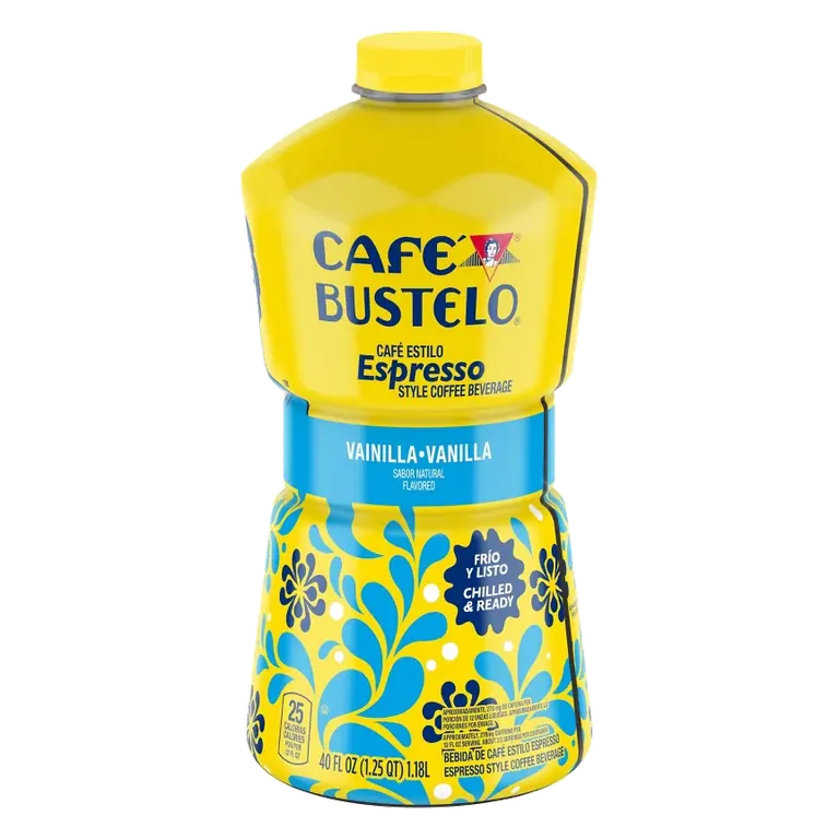 Café Bustelo Vanilla Flavored Espresso-Style Iced Coffee, 40 fl oz