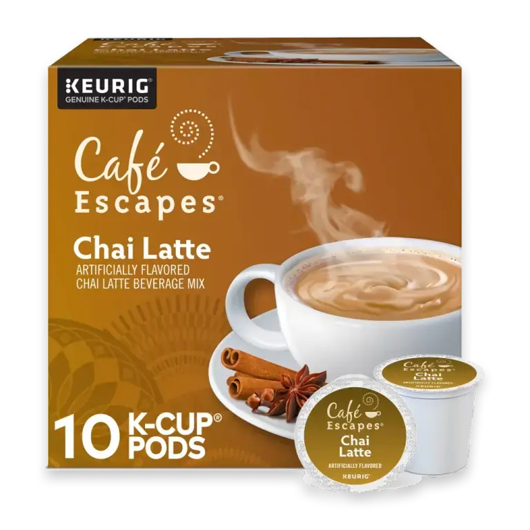 Cafe Escapes Chai Latte K-Cup Coffee Pods