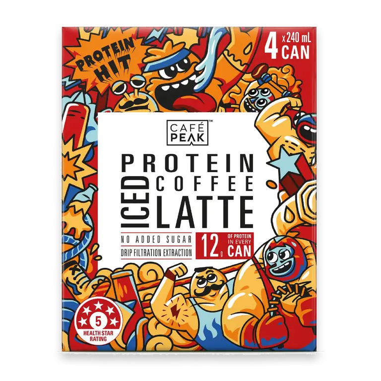 Protein Iced Coffee Latte Cans