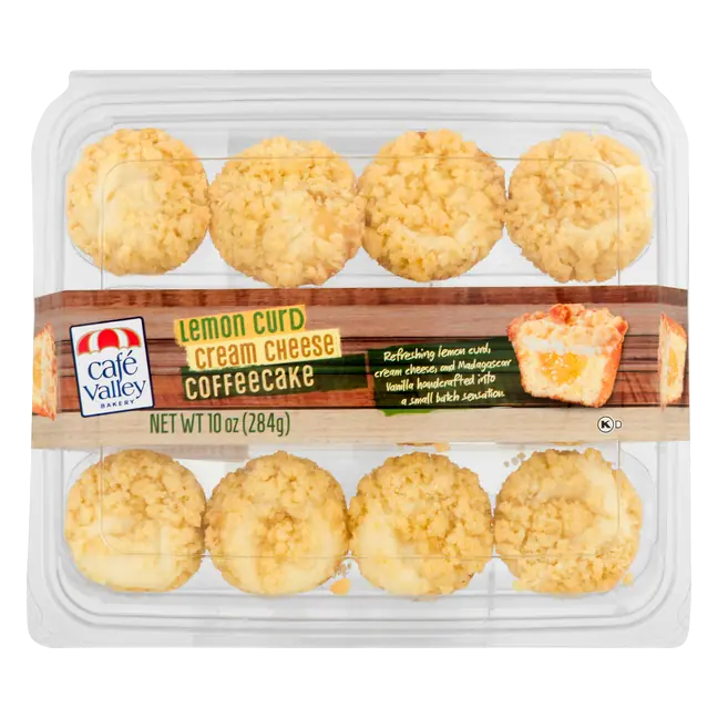 Bakery Lemon Curd Cream Cheese Coffee Cake Bites - 12 ct