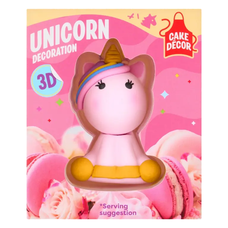 3D Unicorn Decoration