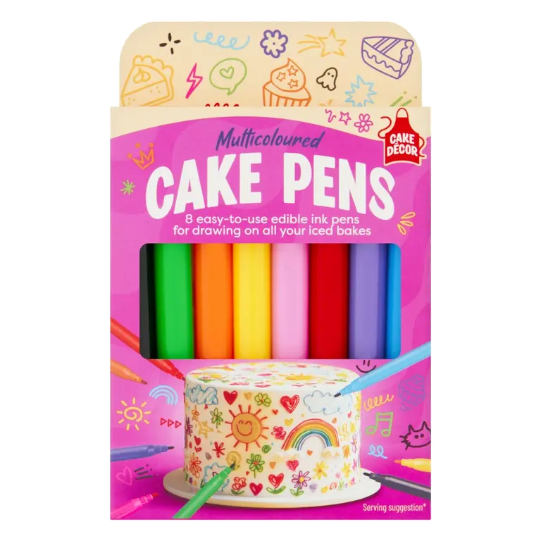 Cake Pens Edible 8 Colours