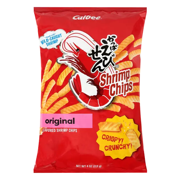 Shrimp Chips Baked Wheat Puff Snacks Original