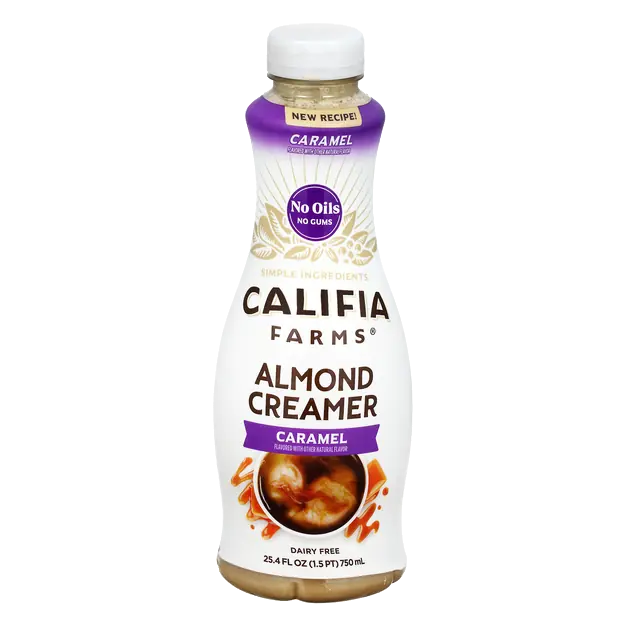 Dairy Free Caramel Macchiato Flavored Almond Coffee Creamer