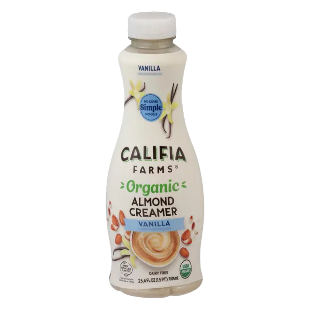 Organic Vanilla Flavored Almond Coffee Creamer
