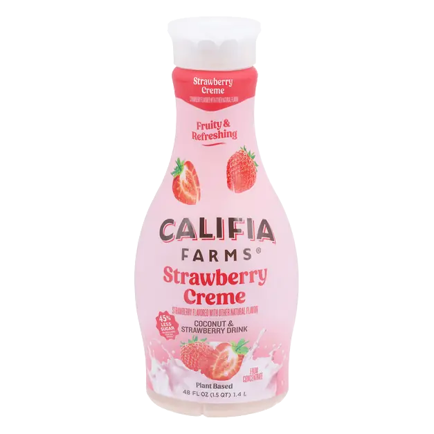 Plant Based Strawberry Creme Coconut & Strawberry Drink