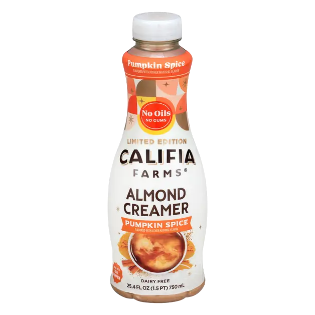 Pumpkin Spice Flavored Almondmilk Coffee Creamer