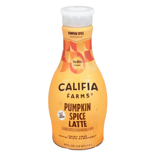 Pumpkin Spice Latte Coffee with Almondmilk Refrigerated