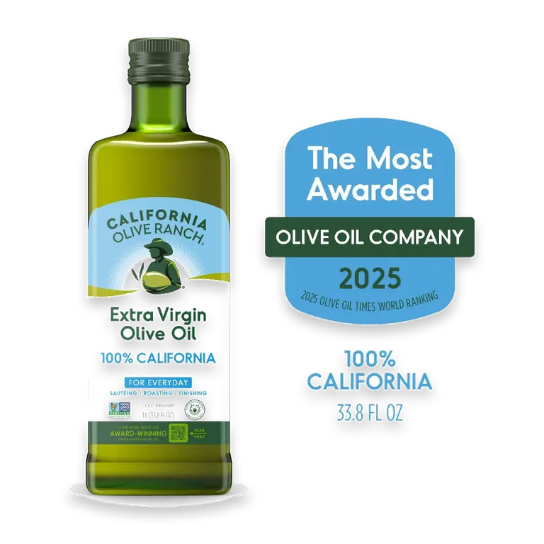 Medium Cold Pressed 100% California Extra Virgin Olive Oil 33.8 fl oz