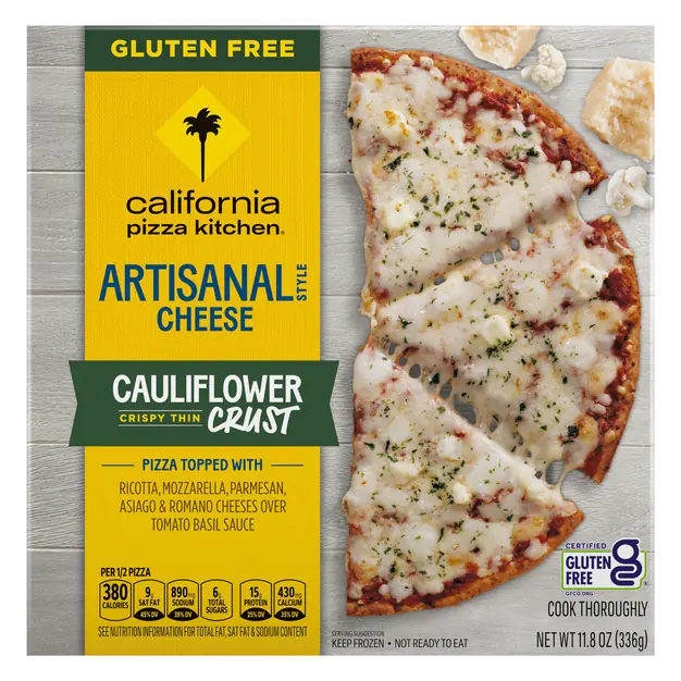 Crispy Thin Cauliflower Crust Cheese Frozen