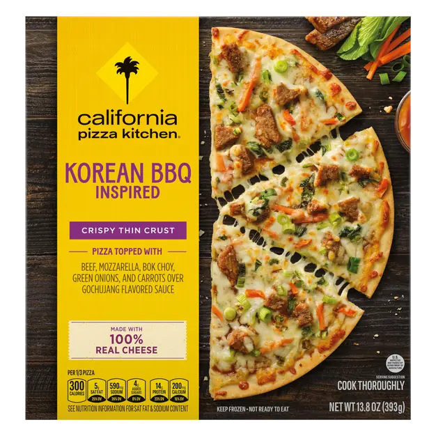 Korean BBQ Crispy Thin Crust Frozen