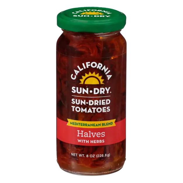 Halves Sun-Dried Tomatoes with Herbs