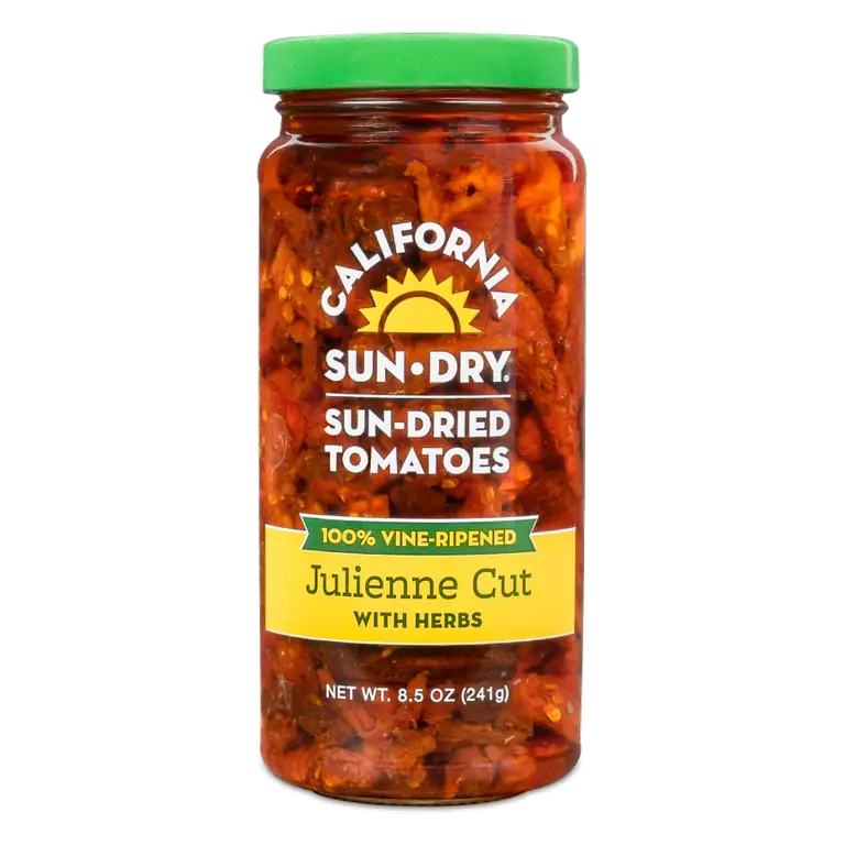 Sun-Dried Tomatoes Julienne Cut with Herbs