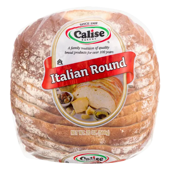 Round Italian Sliced Bread Loaf