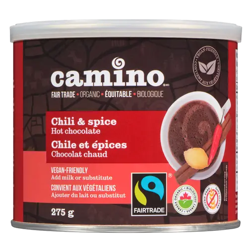 Organic Hot Chocolate Chili & Spice 275 g