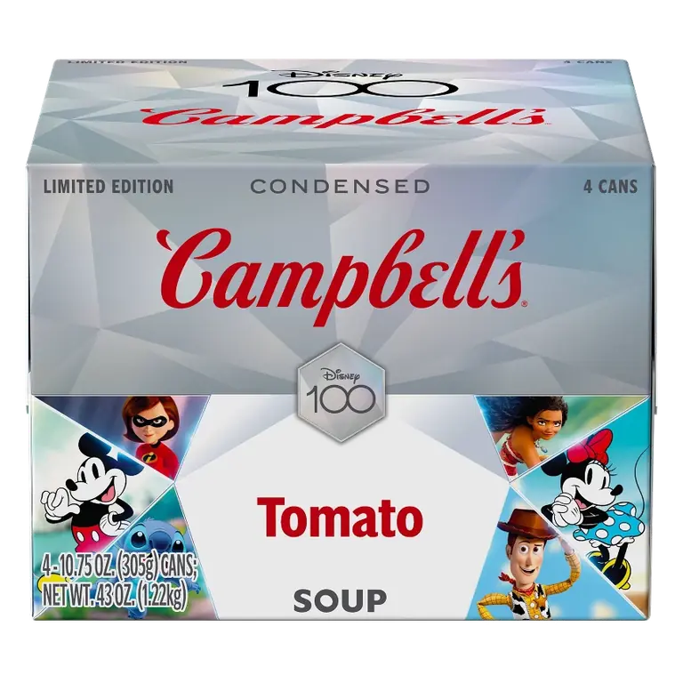 Campbell's Condensed Disney Tomato Soup, 4pk/43oz