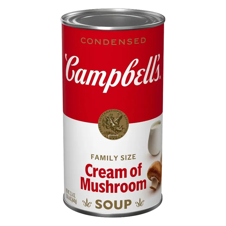 Campbell's Condensed Family Size Cream of Mushroom Soup, 22.6oz