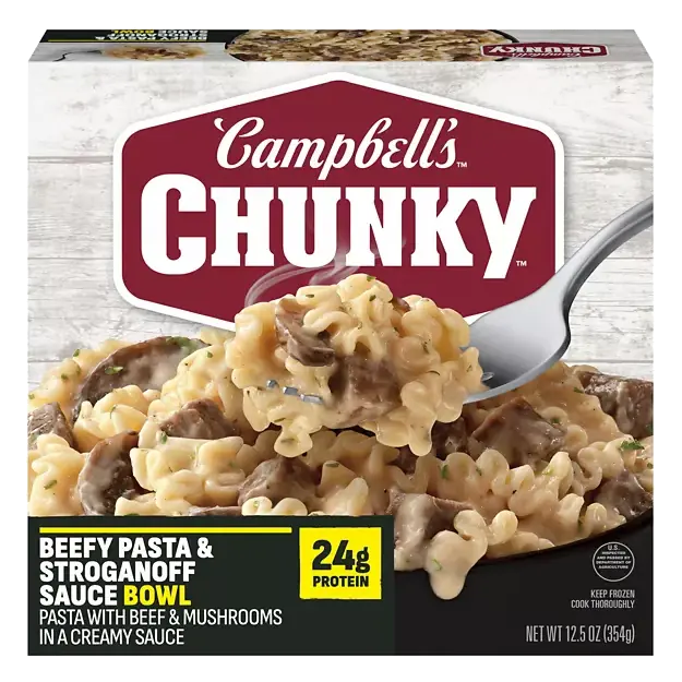 Chunky Beefy Pasta & Stroganoff Sauce Bowl