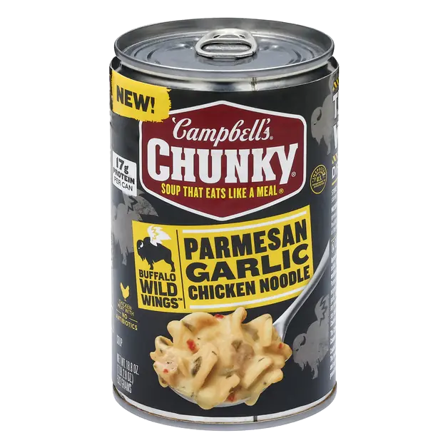 Buffalo Wild Wings Parmesan Garlic Chicken Noodle Soup