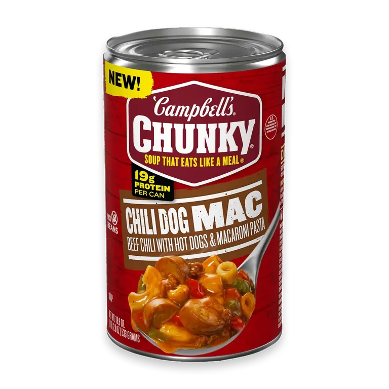 Chunky Chili Dog Mac Soup Can