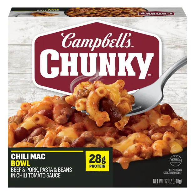 Chili Mac Bowl Frozen Meal