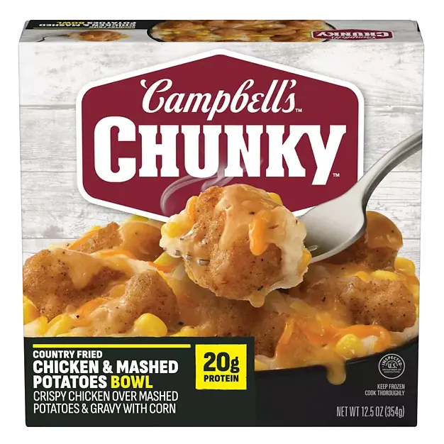 Chunky Country Fried Chicken & Mashed Potatoes Bowl