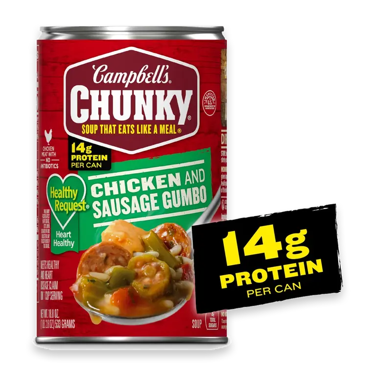 Chunky Healthy Request Chicken and Sausage Gumbo 18.8 oz Can