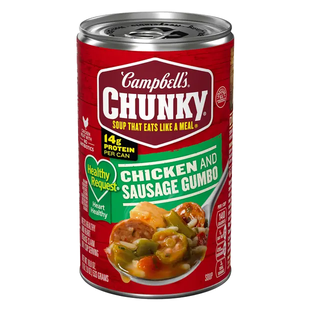 Healthy Request Chicken & Sausage Gumbo Soup