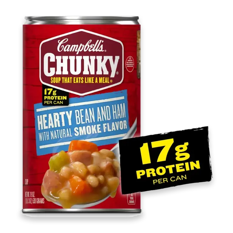 Chunky Hearty Bean Soup With Ham 19 Oz Can