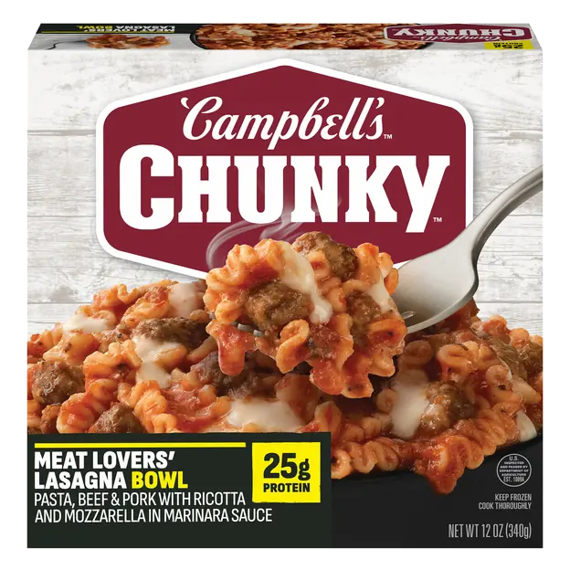 Meat Lovers' Lasagna Bowl Frozen Meal
