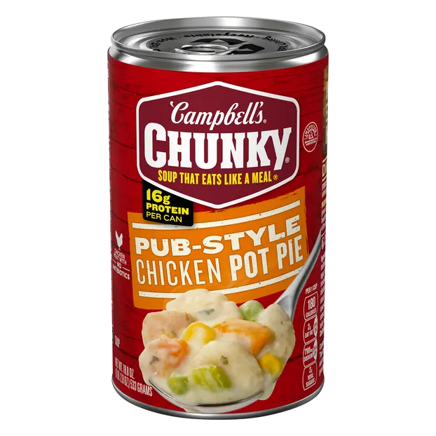 Pub-Style Chicken Pot Pie Soup