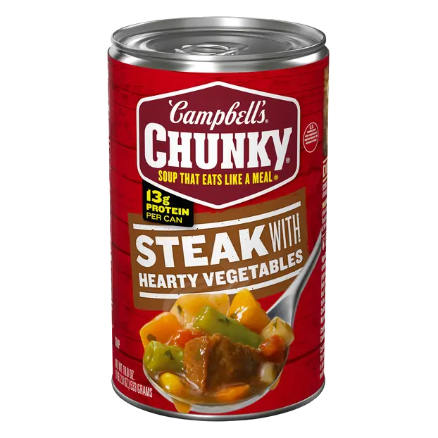 Sirloin Steak with Hearty Vegetables Soup