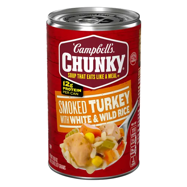 Smoked Turkey with White & Wild Rice Soup