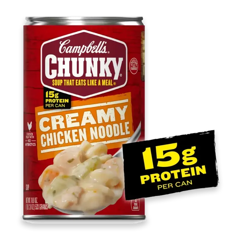 Chunky Soup, Creamy Chicken Noodle Soup 18.8 Oz Can