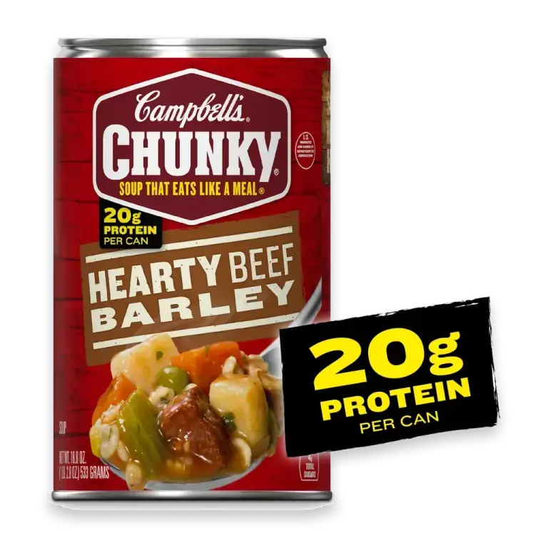 Chunky Soup Hearty Beef and Barley Soup 18.8 Oz Can