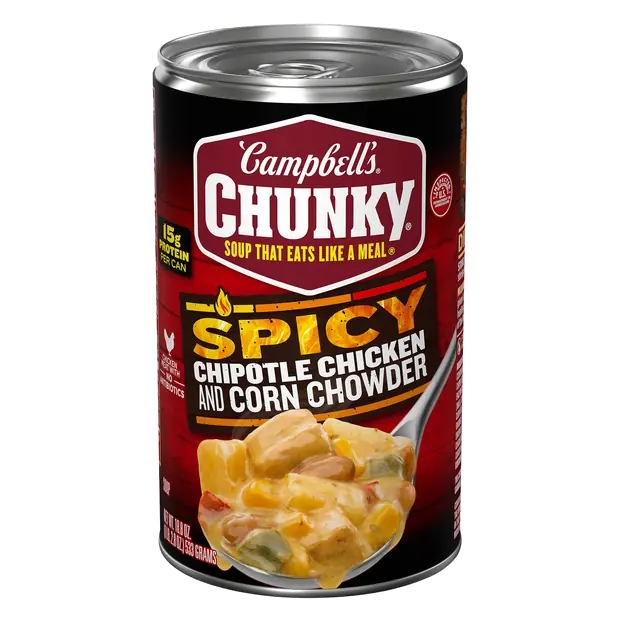 Spicy Chipotle Chicken & Corn Chowder Soup